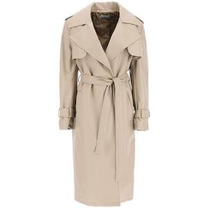 Mvp wardrobe empire faux leather trench coat